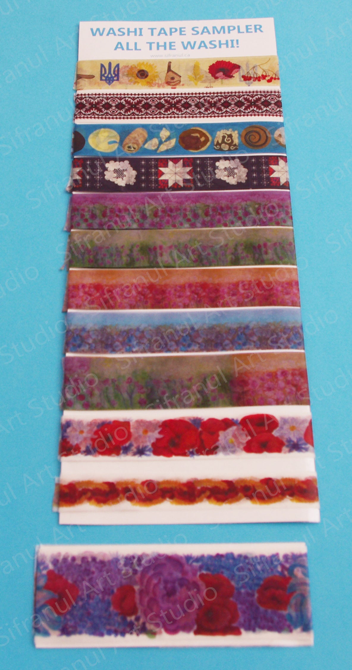 All the Washi! Washi Tape Sampler