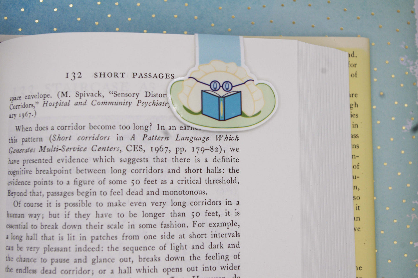 Reading Perogi Magnetic Bookmark