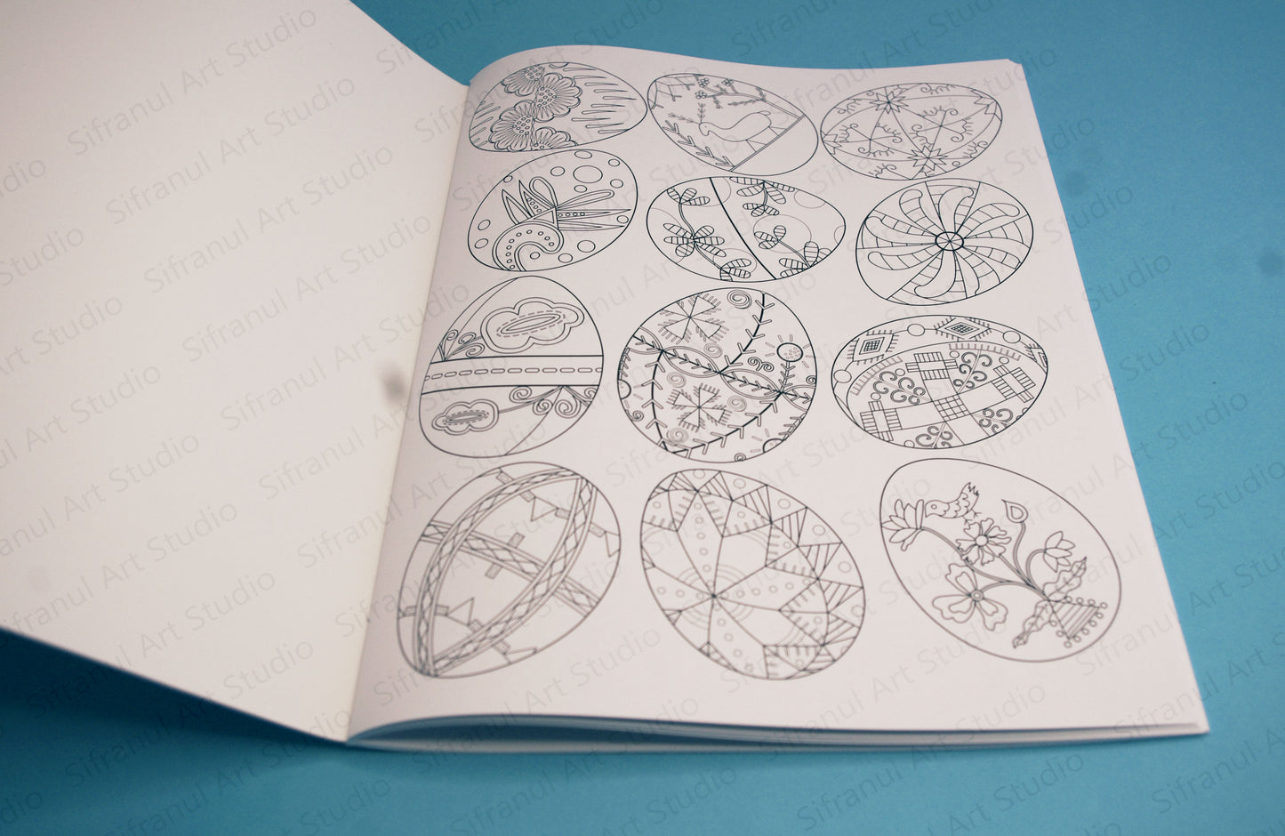 Traditional Ukrainian Pysanky Colouring and Activity Book