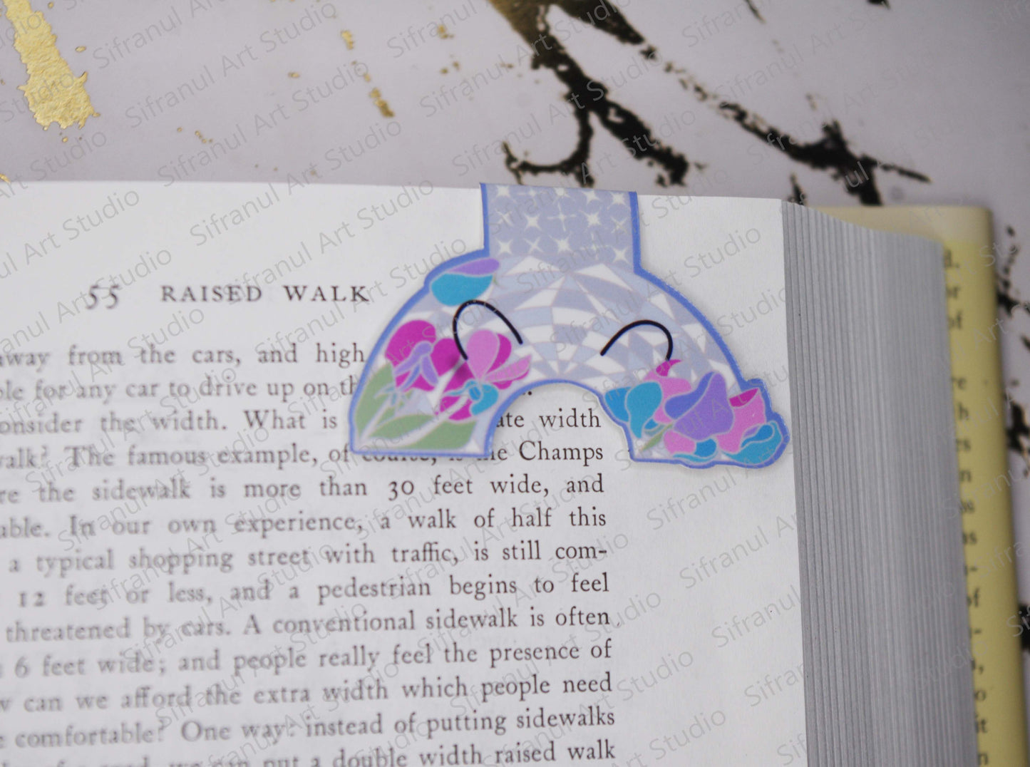 April Birthday Rainbow Magnetic Bookmark