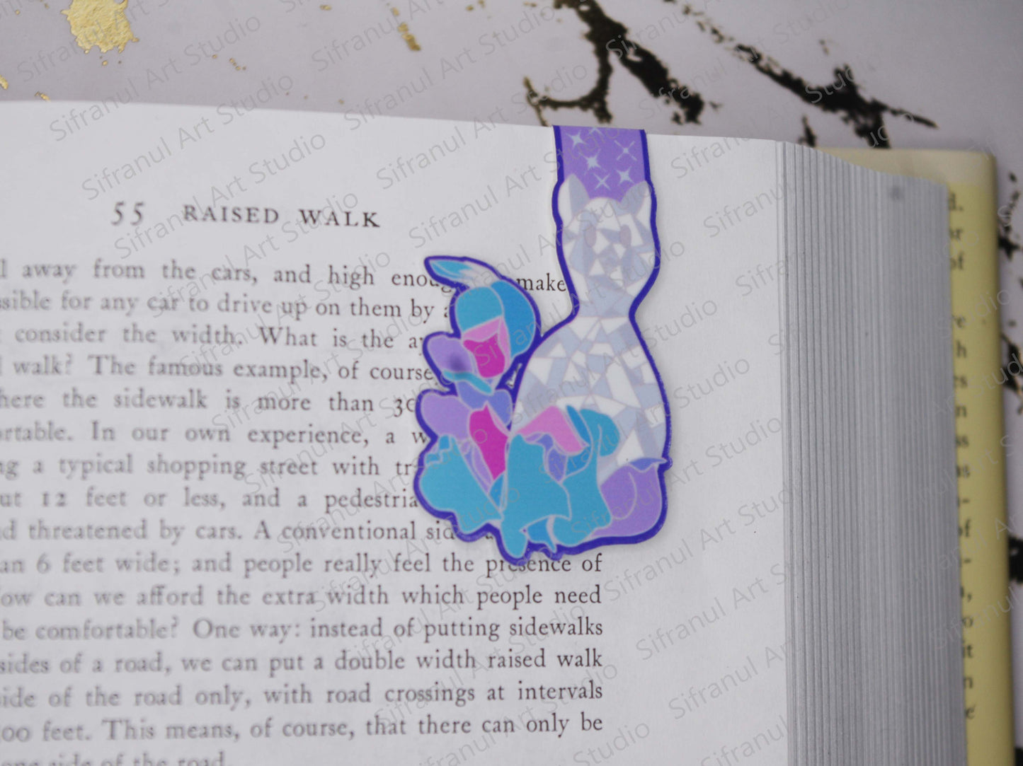 April Birthday Cat Magnetic Bookmark