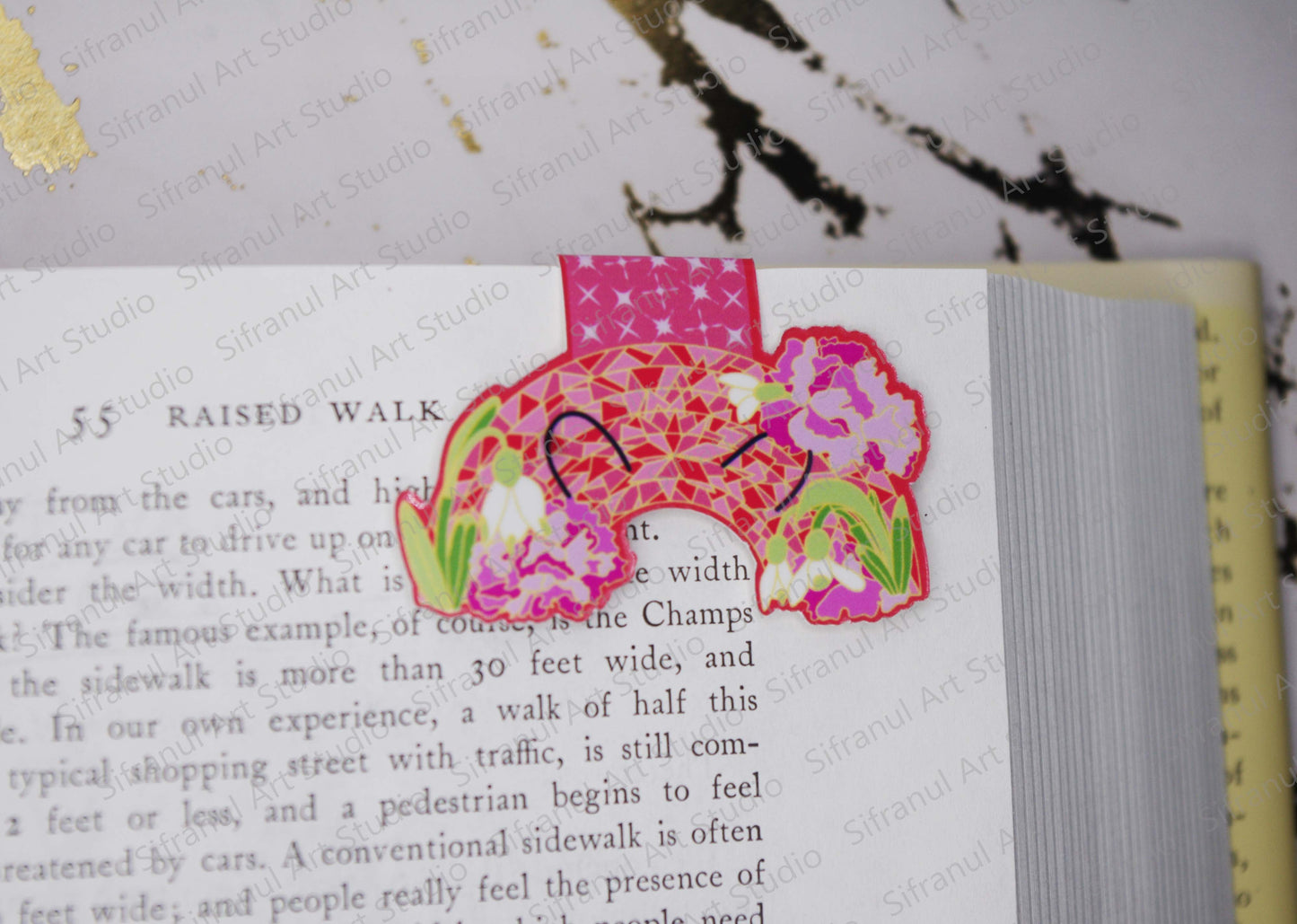 January Birthday Rainbow Magnetic Bookmark