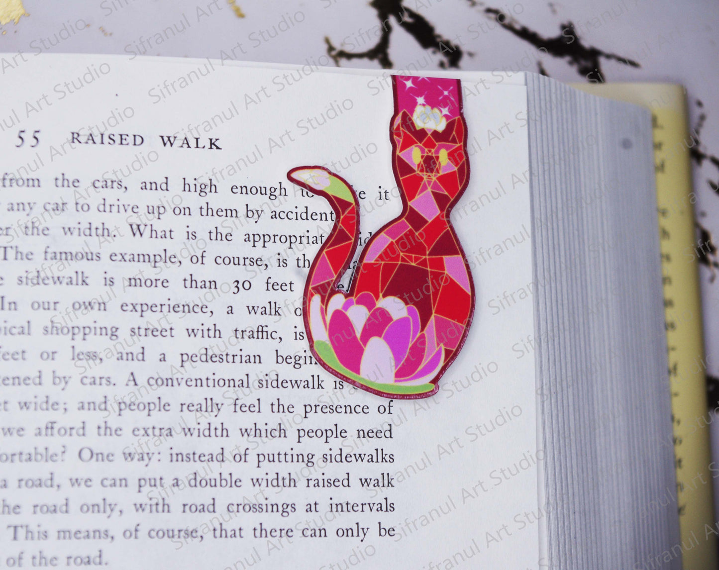 July Birthday Cat Magnetic Bookmark