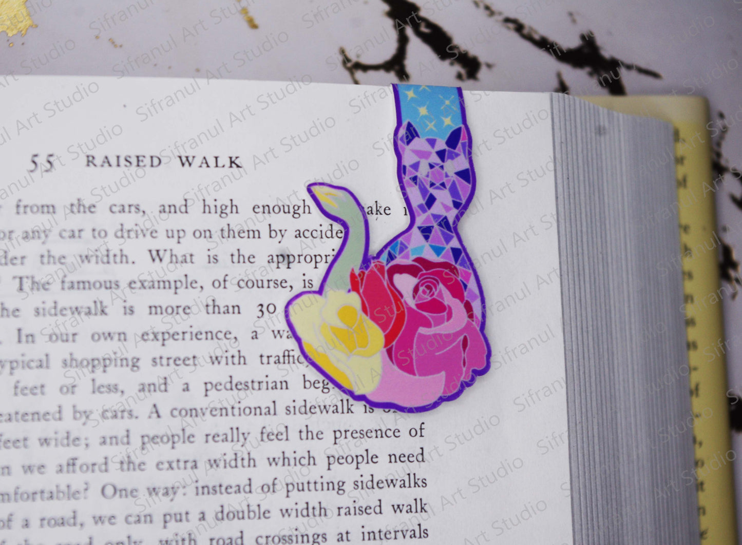 June Birthday Cat Magnetic Bookmark