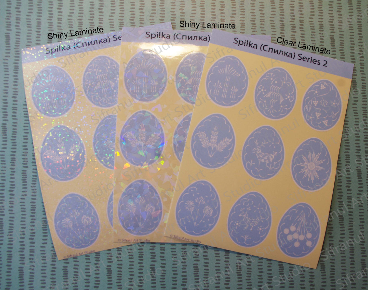 Spilka Series 2 Pysanky Sticker Sheets