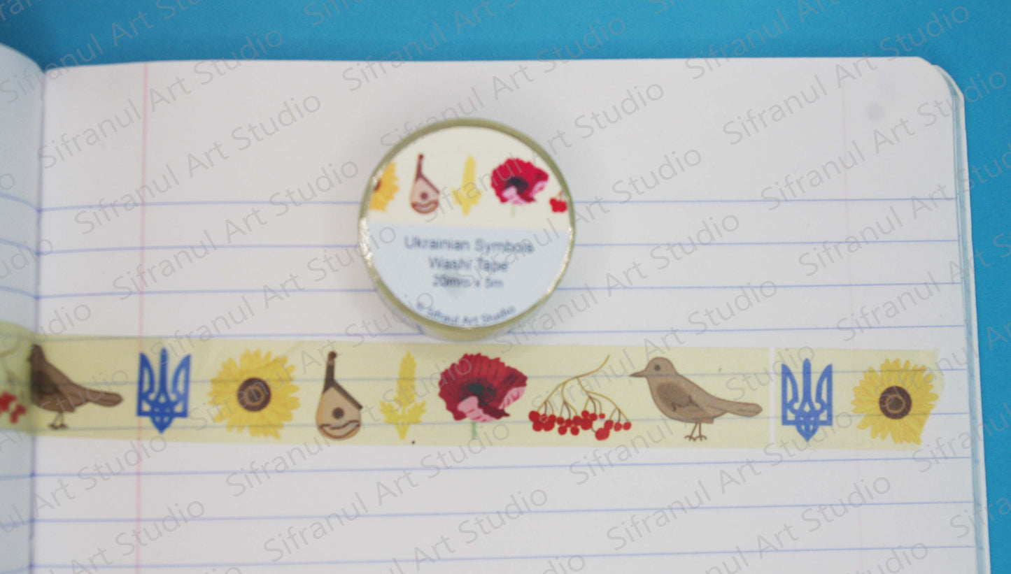 Ukrainian Symbols Washi Tape