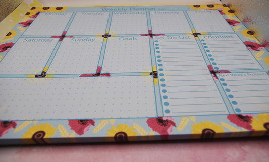 Bright Harvest Handmade Weekly Planner