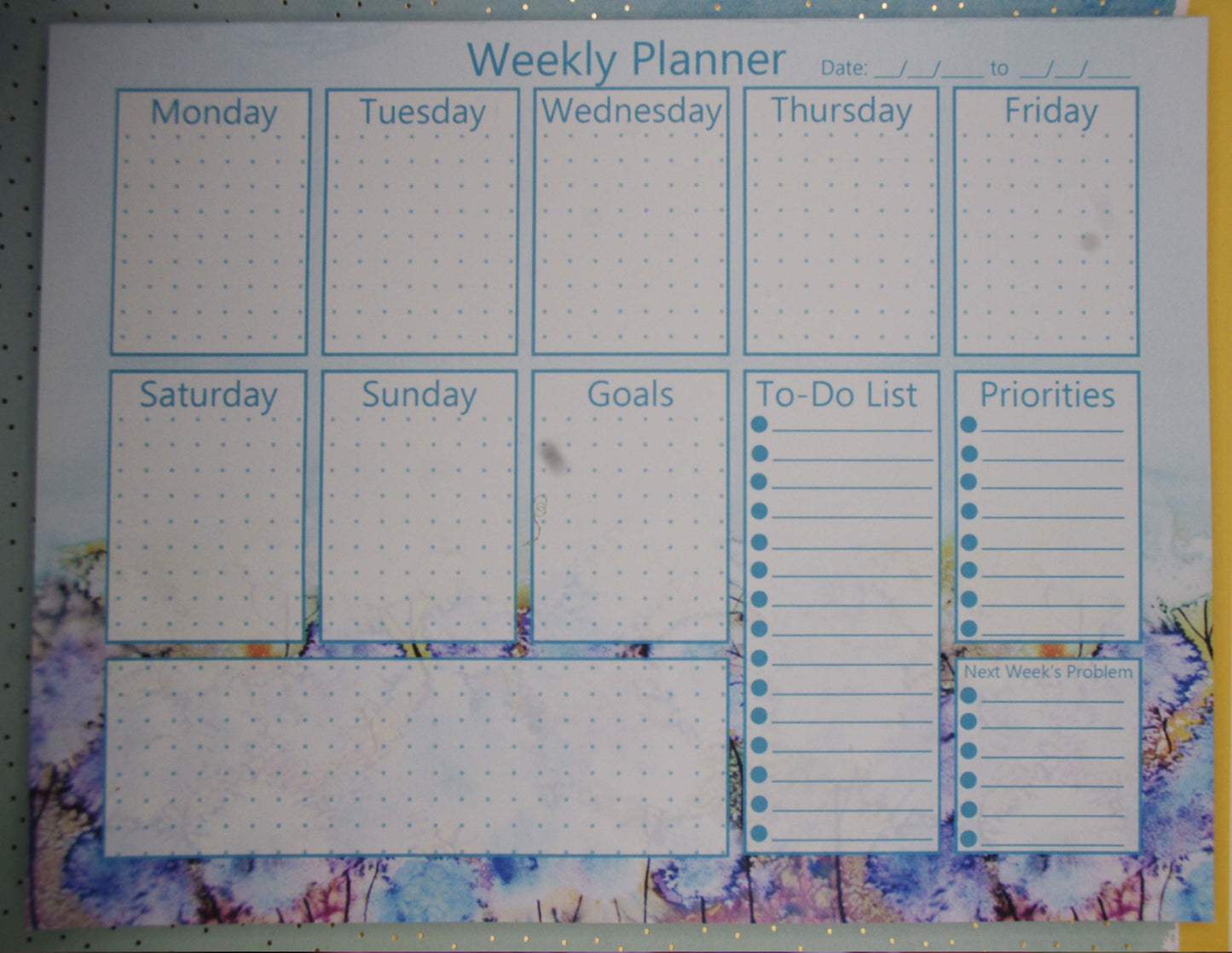Four Seasons Handmade Weekly Planners