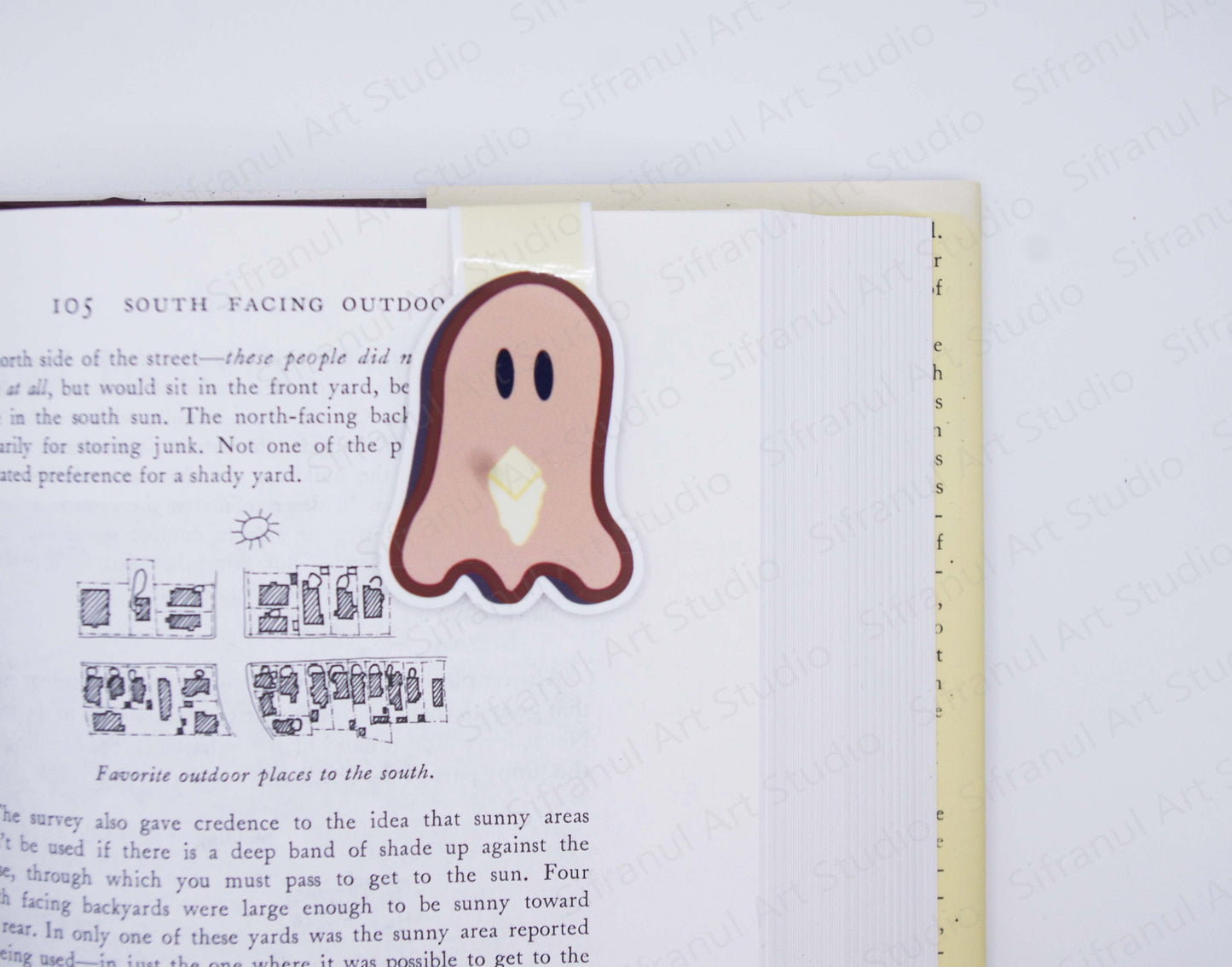 Ghoast Magnetic Bookmarks