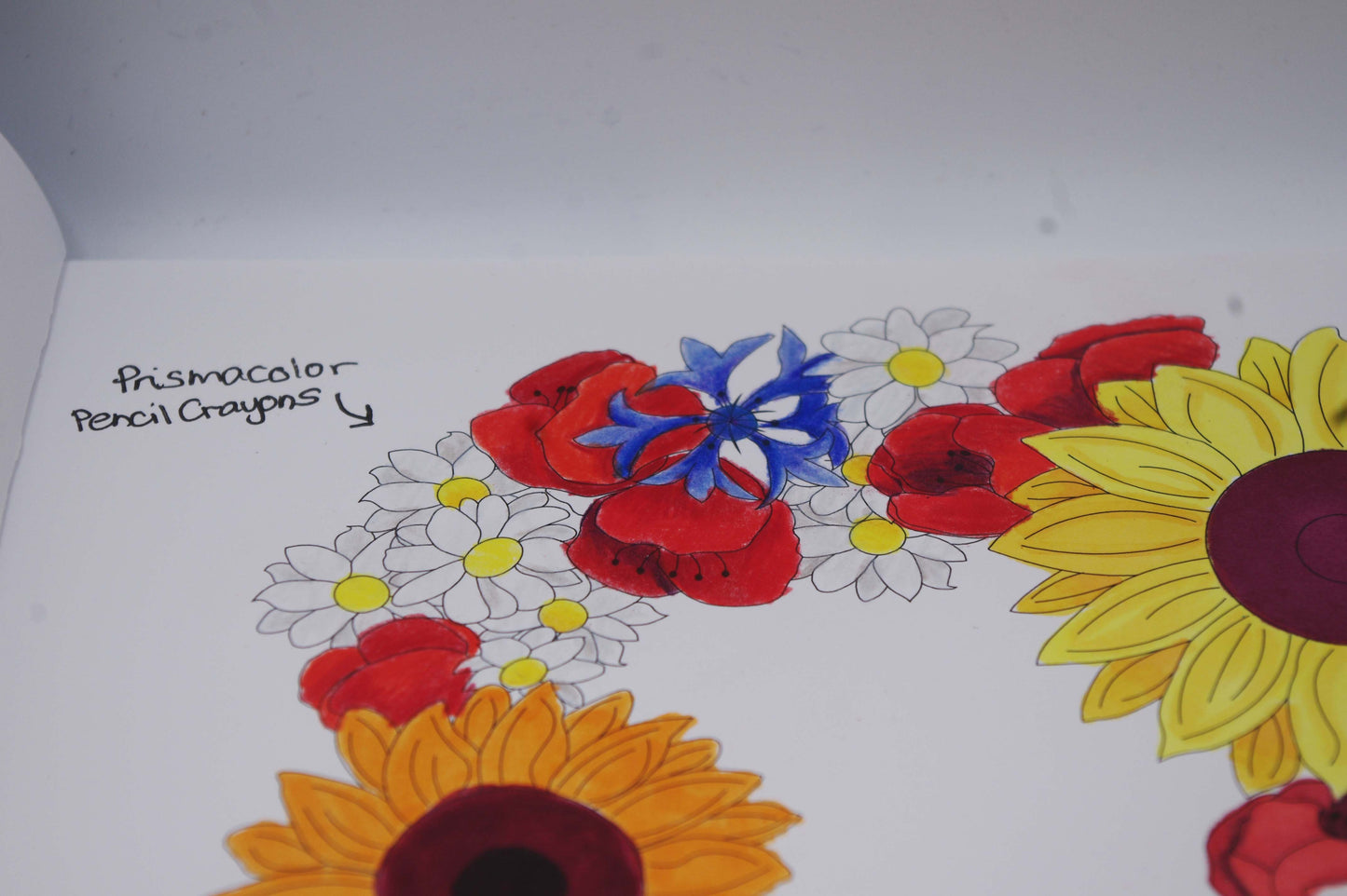 Wreath Colouring Book