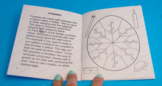Easter Eggs in Ukraine Little Colouring Book