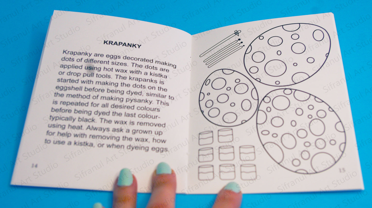 Easter Eggs in Ukraine Little Colouring Book