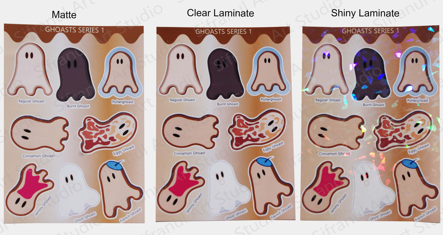 Ghoast Series 1 Sticker Sheet
