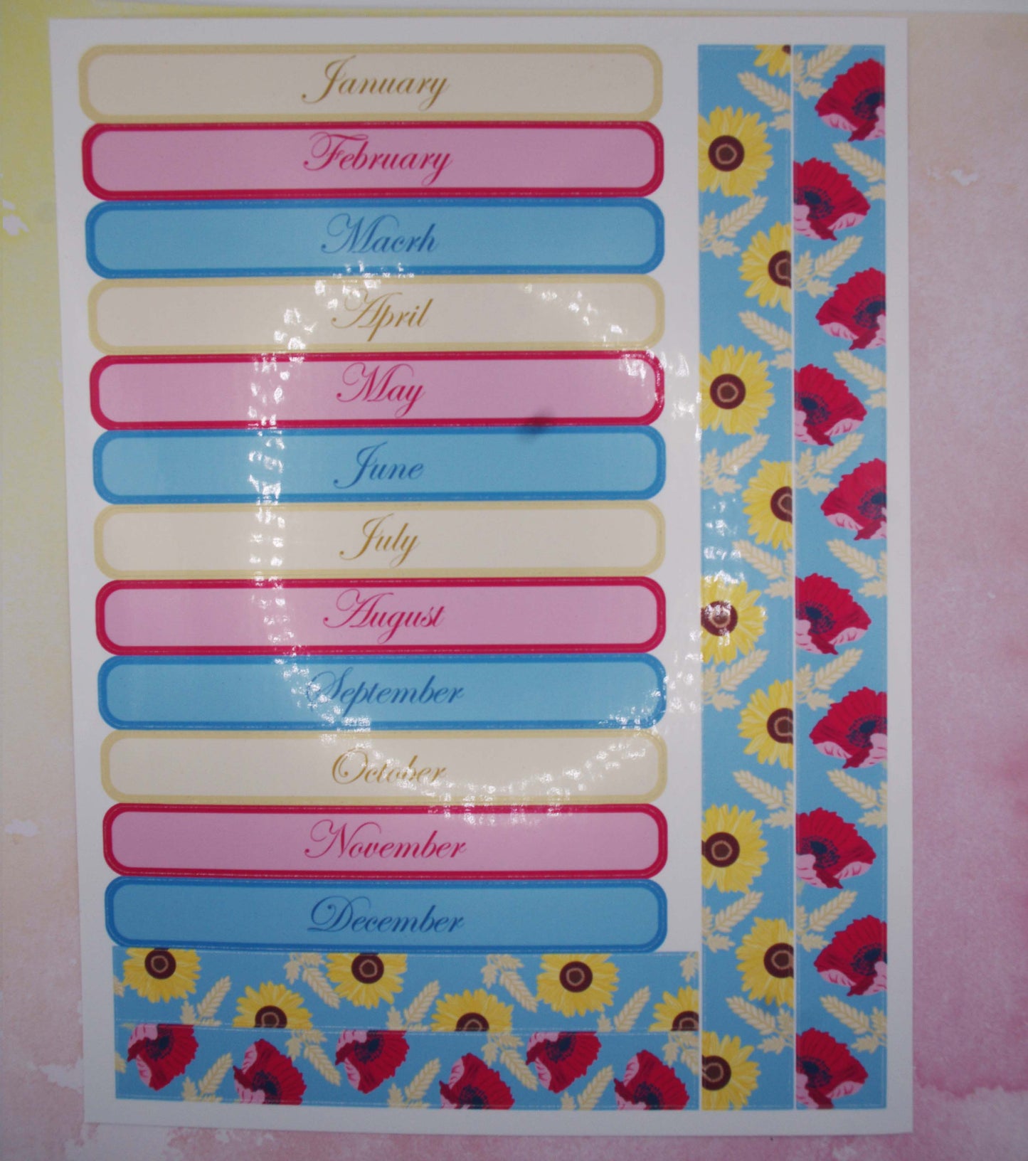 Bright Harvest Journal Sticker Set