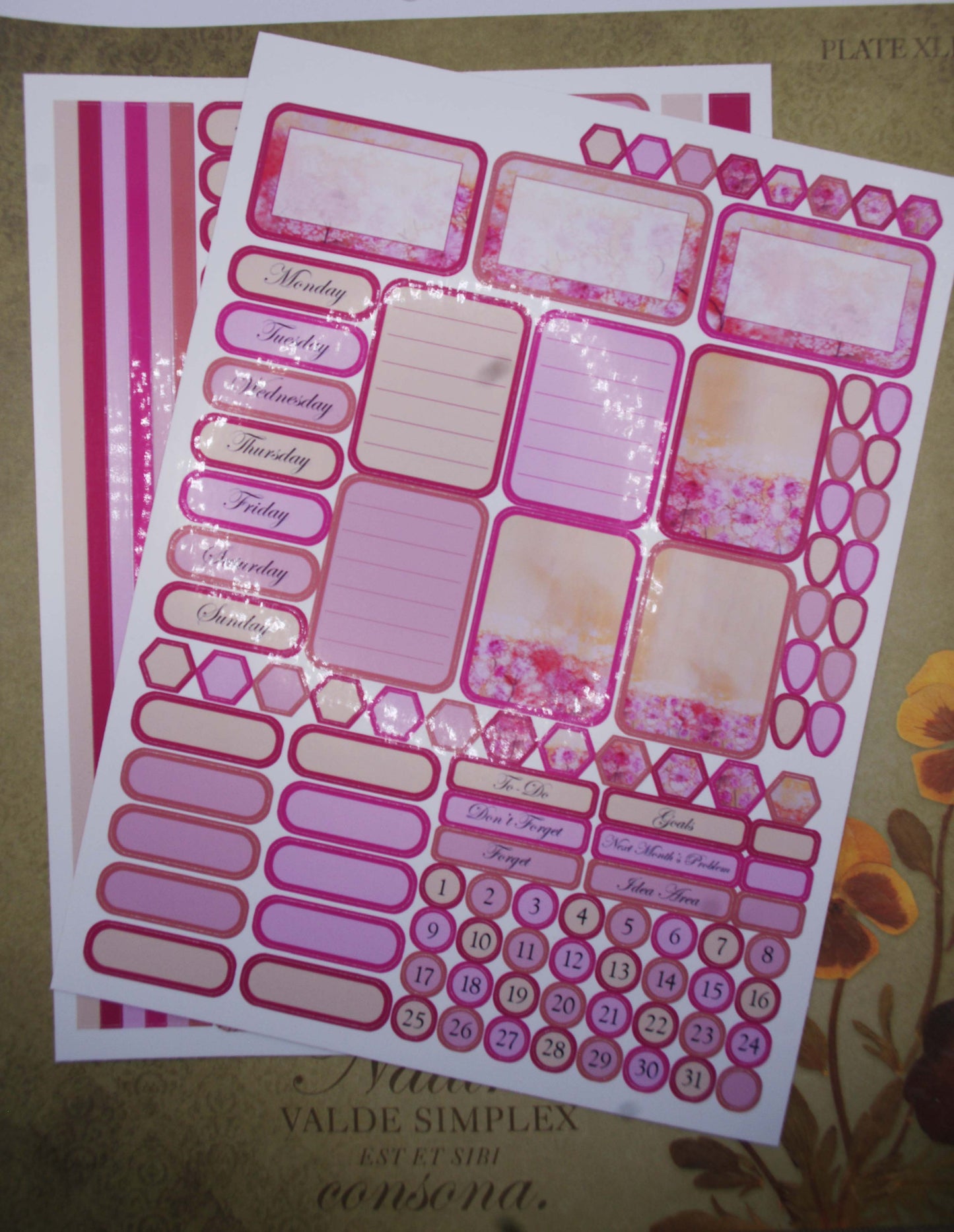 Four Seasons Journal Sticker Sets