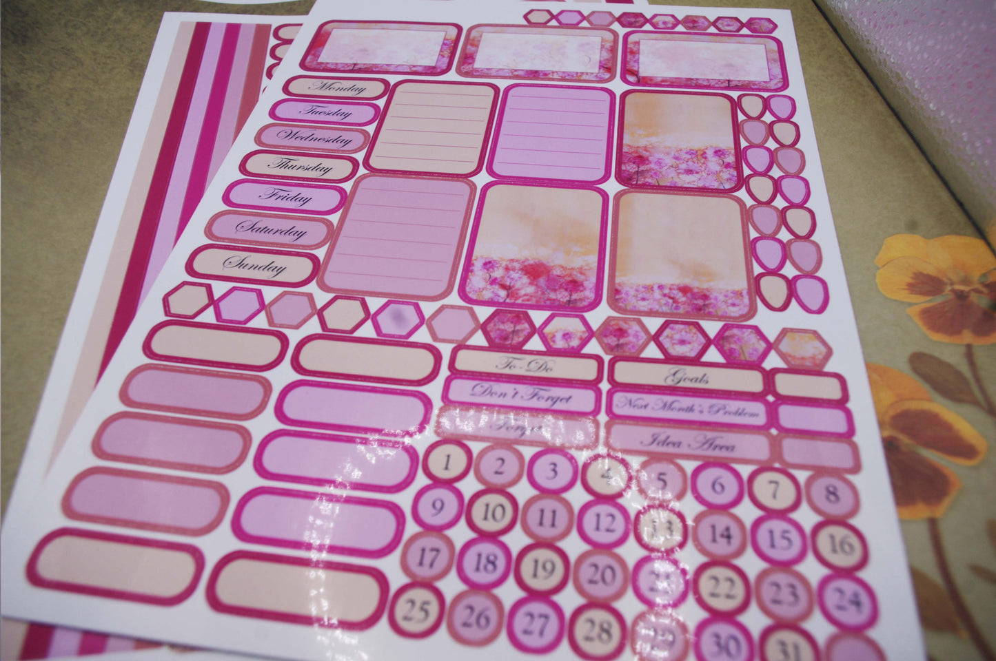 Four Seasons Journal Sticker Sets