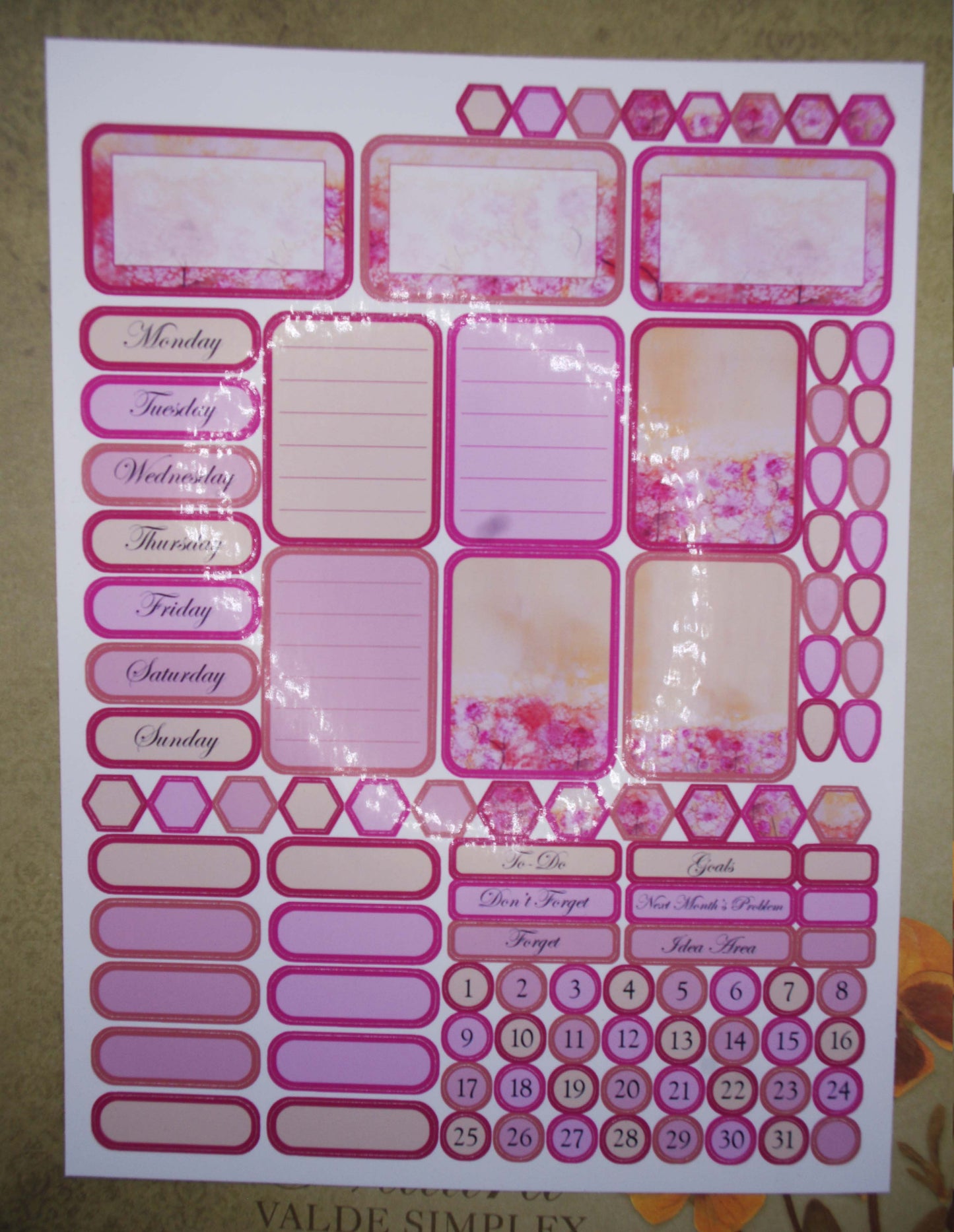 Four Seasons Journal Sticker Sets