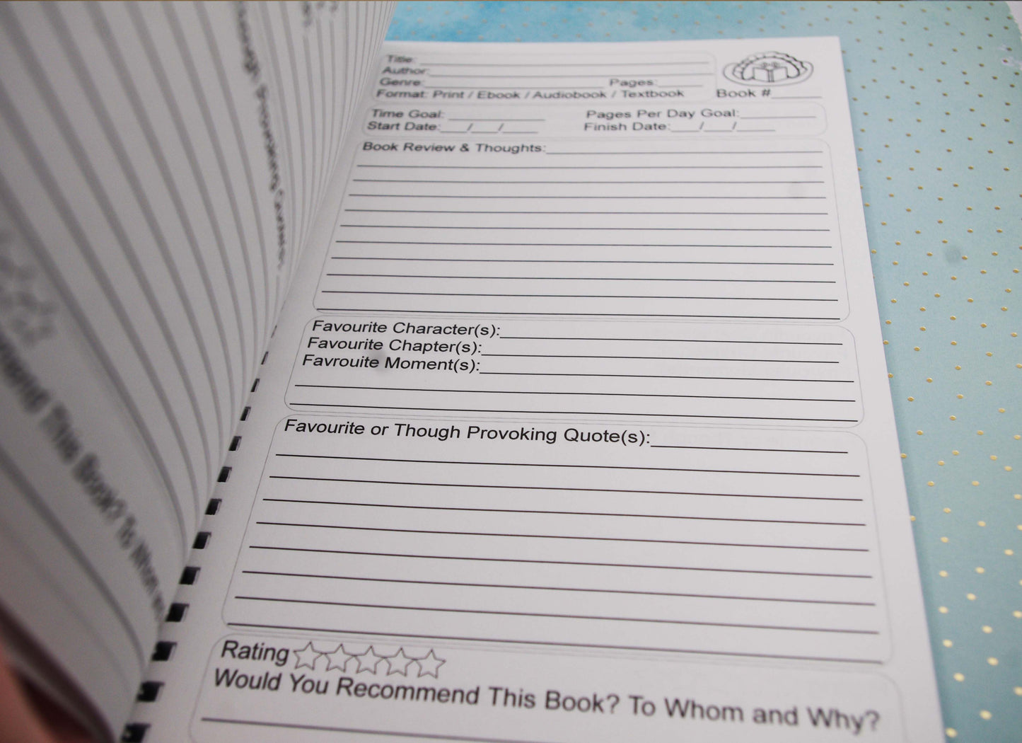 Perogi Reading Journal