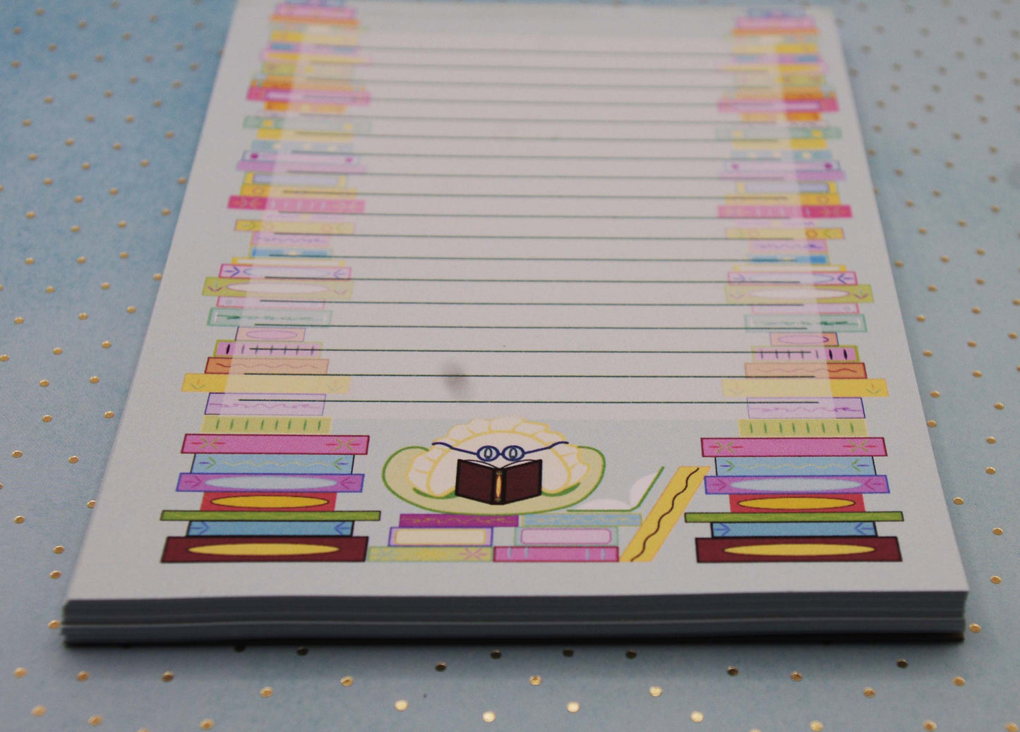 Reading Perogi Lined Handmade Notepad