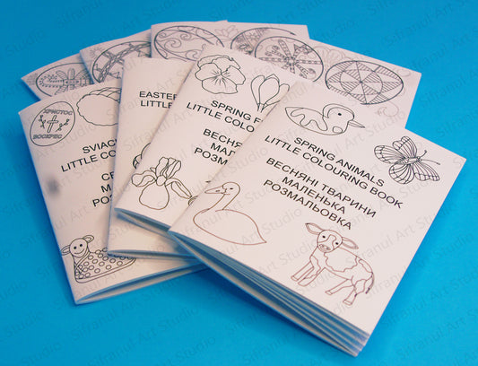 Little Colouring Books- Set of 8