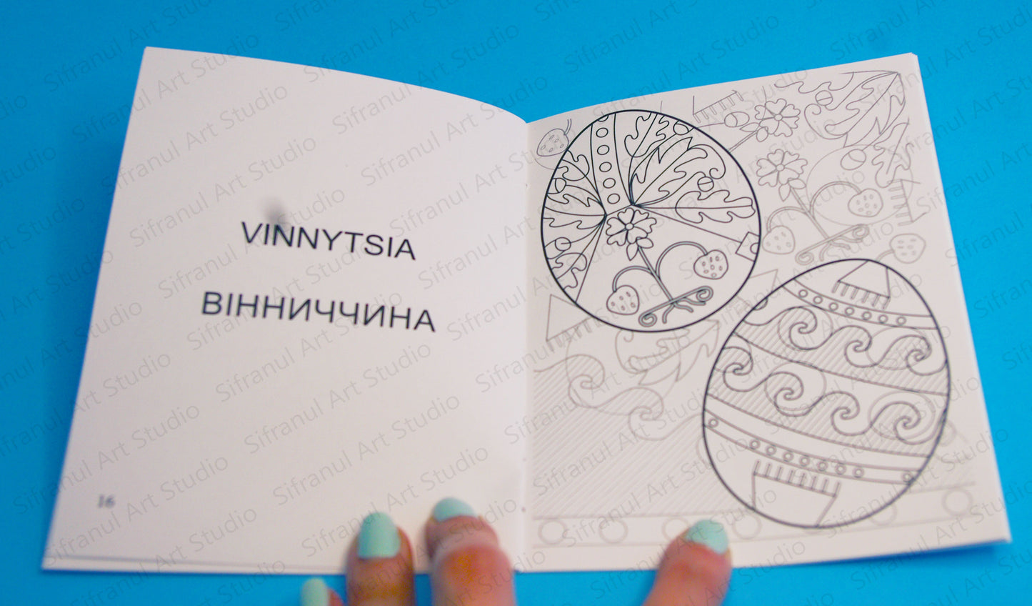 Pysanky By Region 4 Little Colouring Book