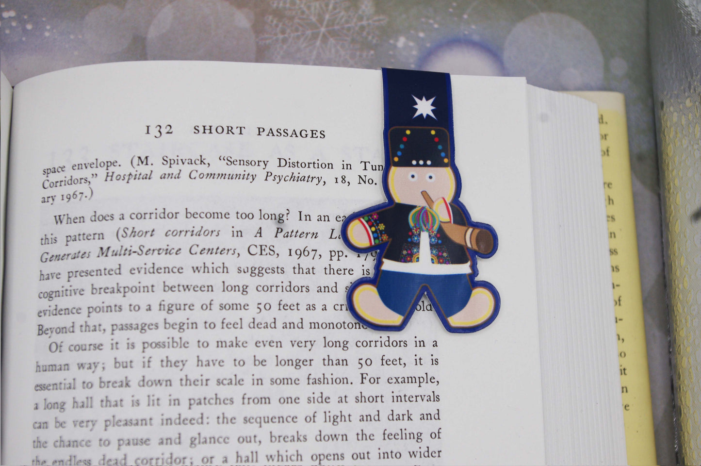 Ukrainian Gingerbread Caroler Magnetic Bookmarks