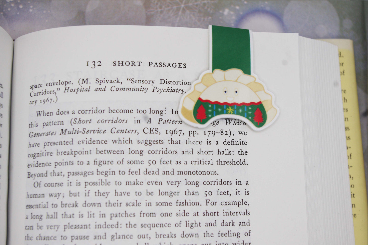Festive Christmas Perogies Magnetic Bookmarks