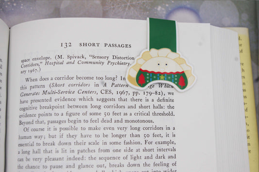 Festive Christmas Perogies Magnetic Bookmarks
