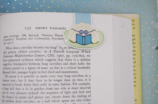 Reading Perogi Magnetic Bookmark