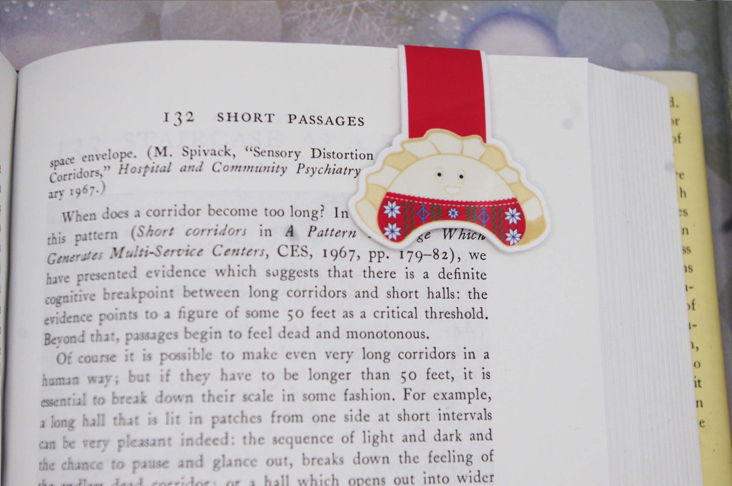 Festive Christmas Perogies Magnetic Bookmarks