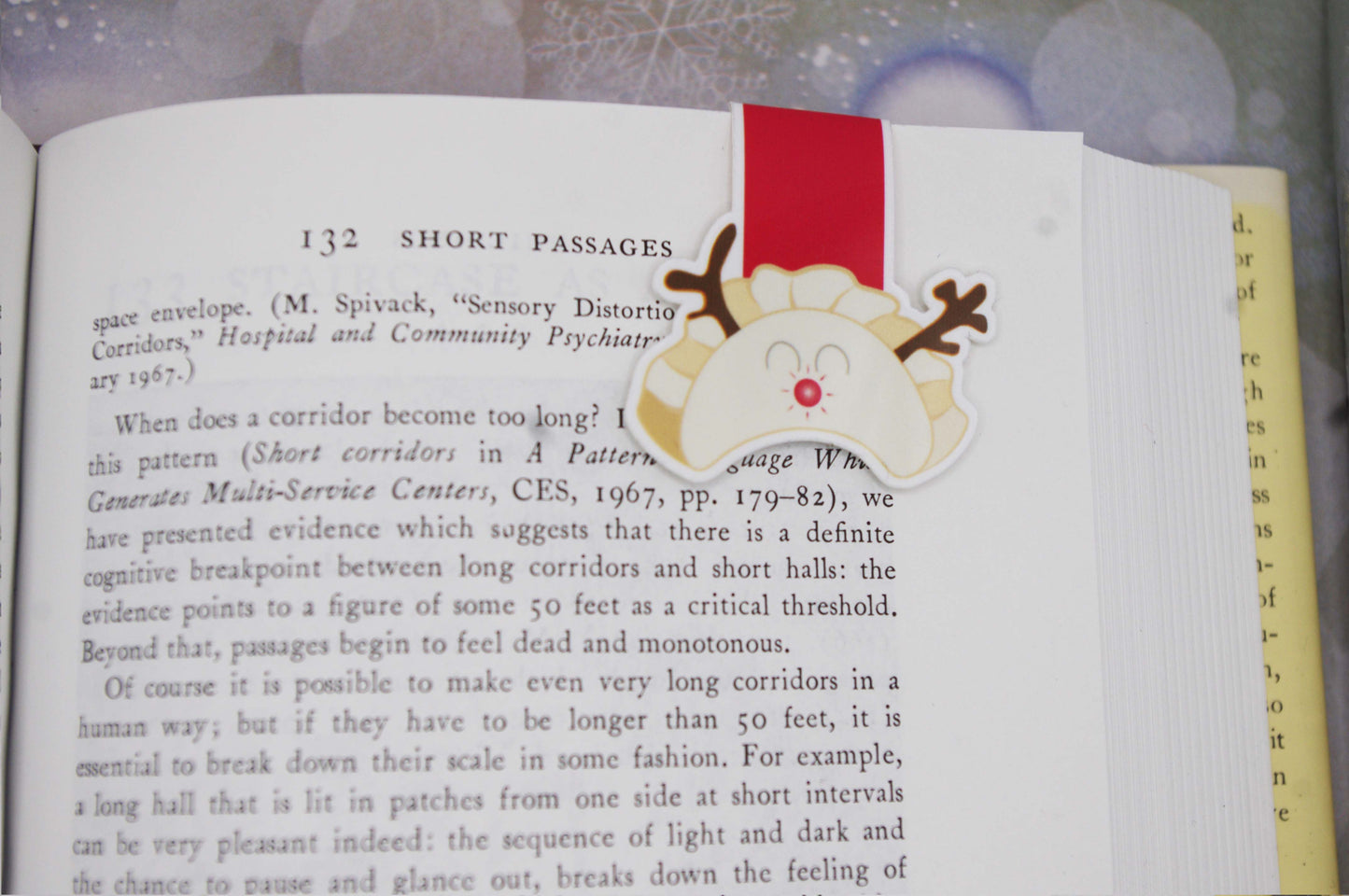 Festive Christmas Perogies Magnetic Bookmarks
