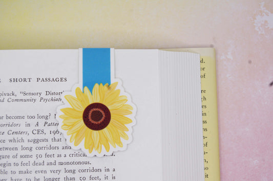 Sunflower Magnetic Bookmark