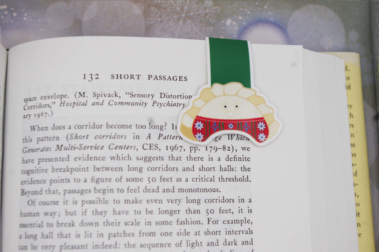 Festive Christmas Perogies Magnetic Bookmarks