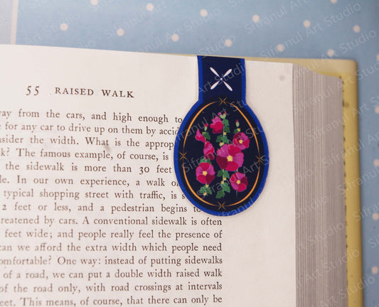 Midnight Florals- Malwa Magnetic Bookmark
