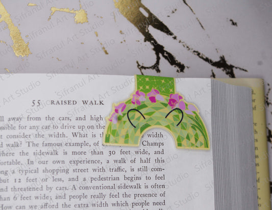 August Birthday Rainbow Magnetic Bookmark