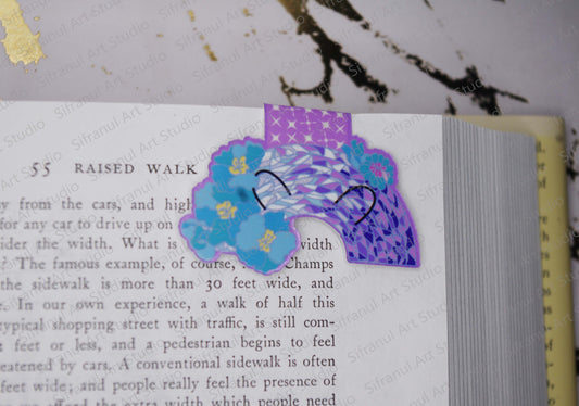 February Birthday Rainbow Magnetic Bookmark
