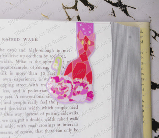 January Birthday Cat Magnetic Bookmark
