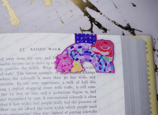 June Birthday Rainbow Magnetic Bookmark