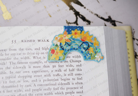 March Birthday Rainbow Magnetic Bookmark