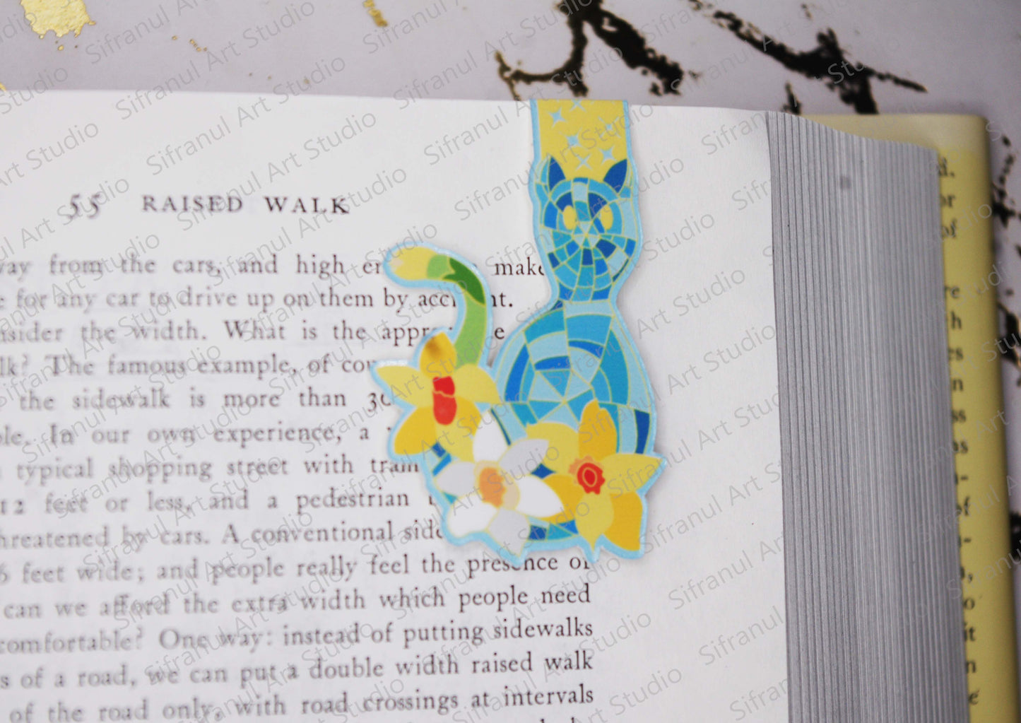 March Birthday Cat Magnetic Bookmark