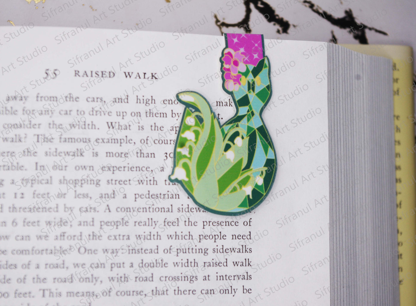 May Birthday Cat Magnetic Bookmark