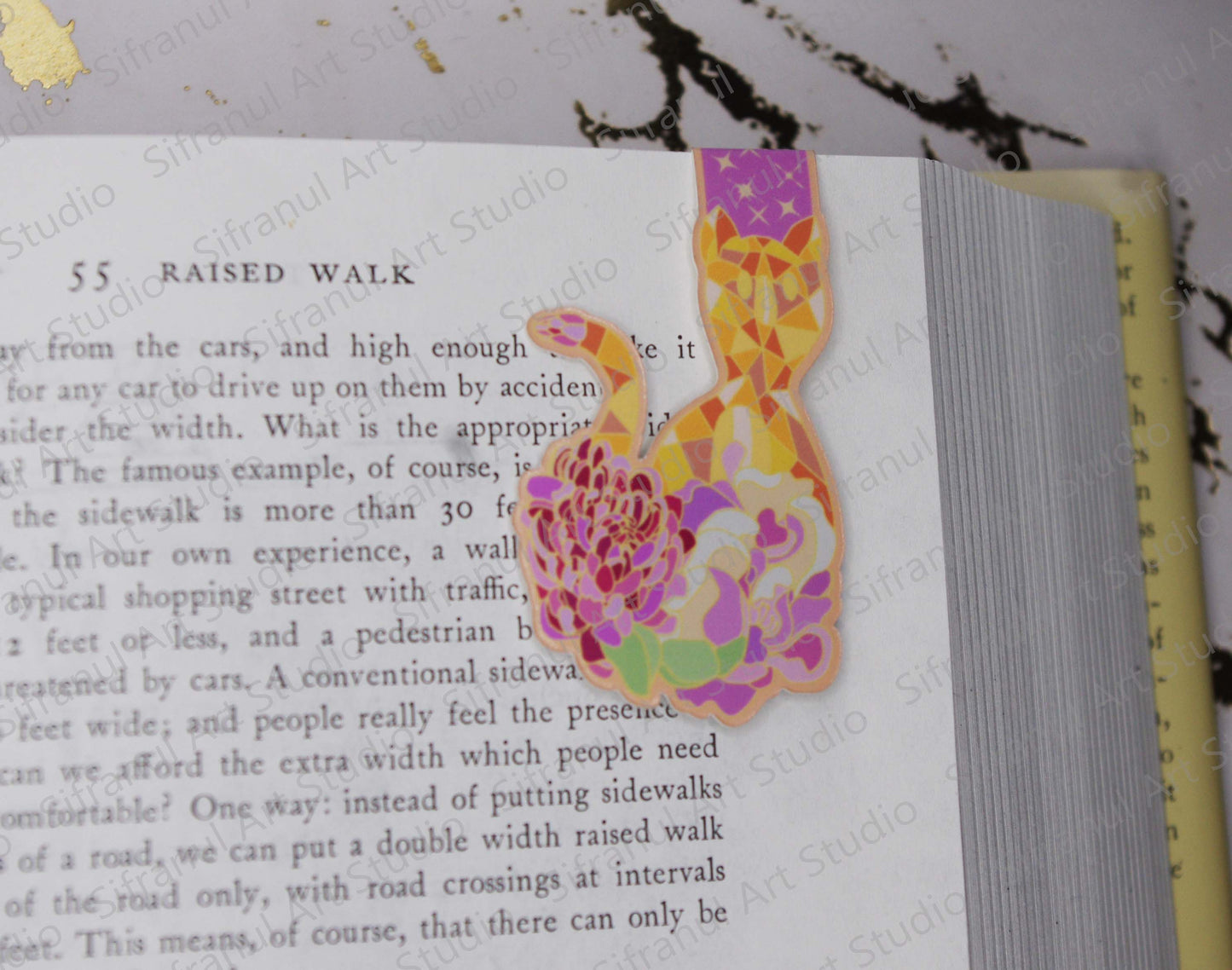 November Birthday Cat Magnetic Bookmark