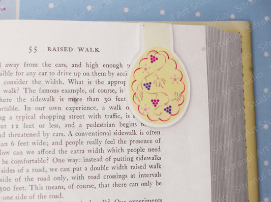 Grape Spilka Magnetic Bookmark