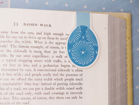 Light Blue Spilka Magnetic Bookmark