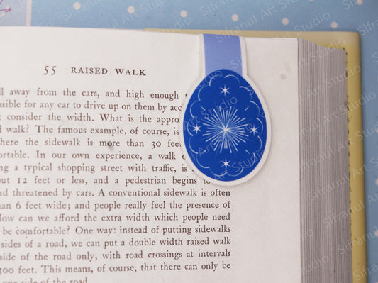 Dark Blue Spilka Magnetic Bookmark