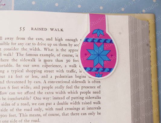 Blue Star Magnetic Bookmark