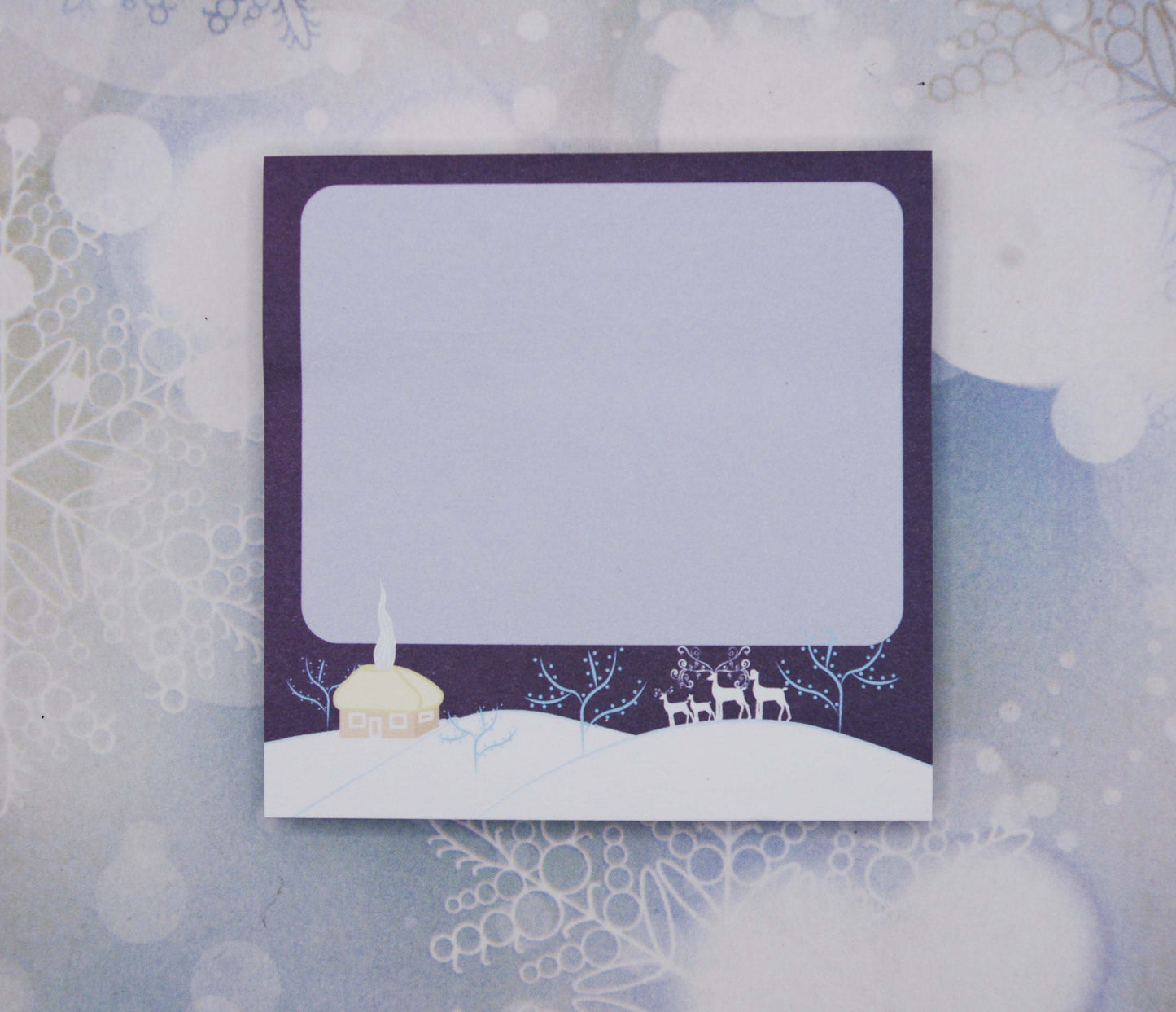 Deer in a Winter Landscape Sticky Notes