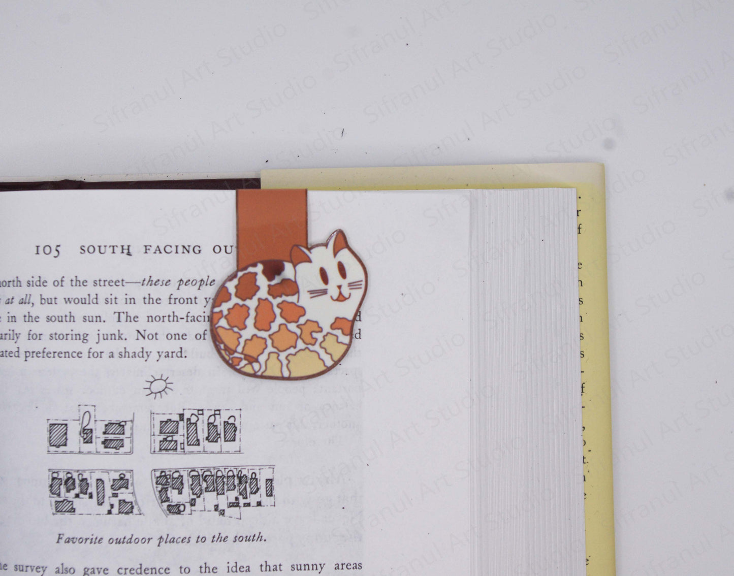 Tigerbread Cat Magnetic Bookmark