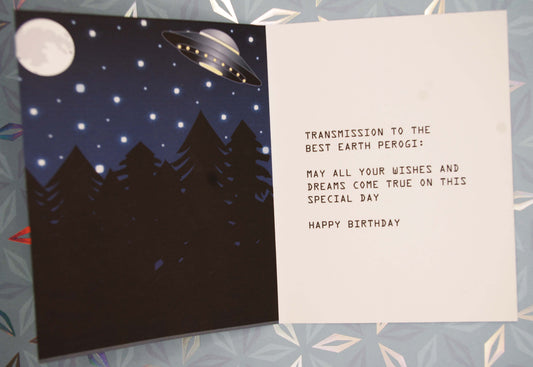 Out of This World Birthday Card