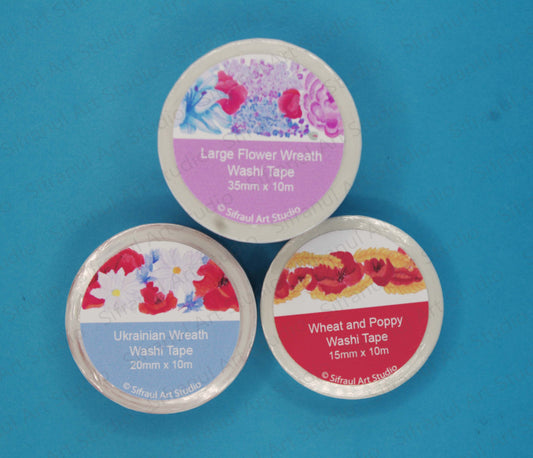 Ukrainian Florilegium Washi Tape Bundle